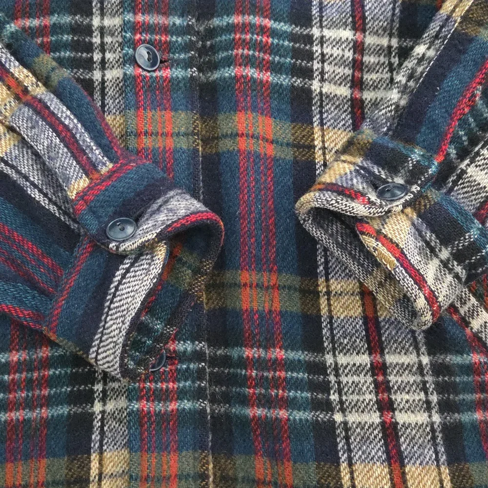 VTG Maine Guide Congress Wool Plaid Chore Jacket Shacket L